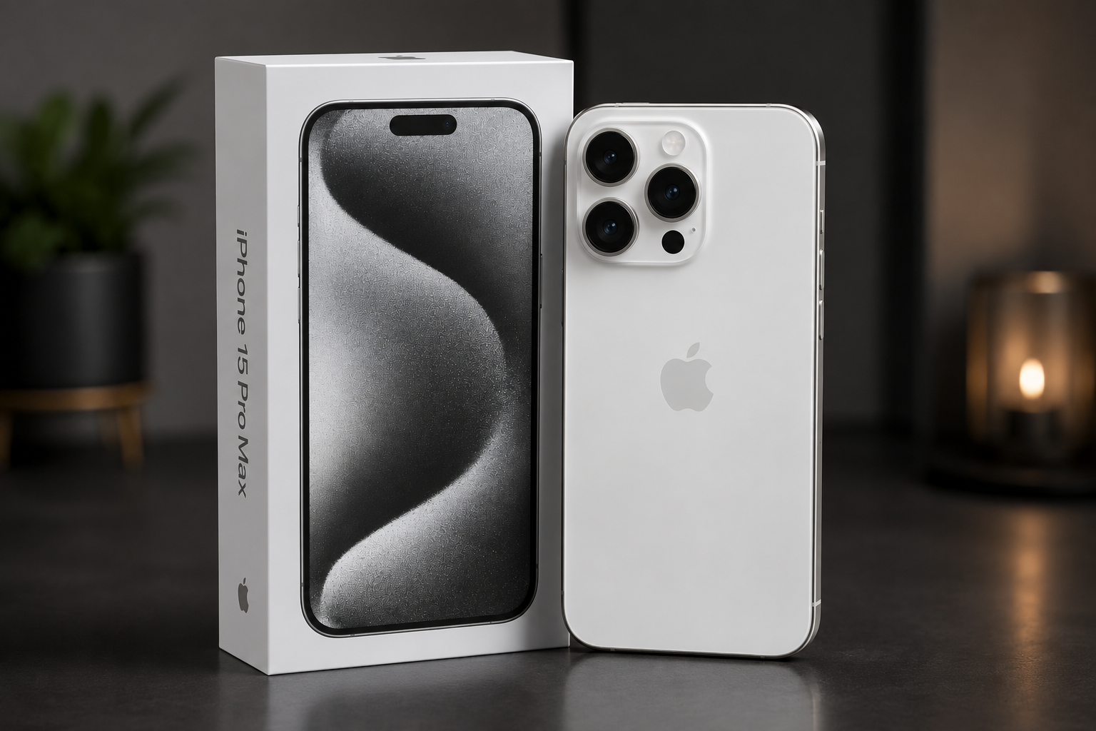 iPhone 15 Pro Max White Titanium 1TB